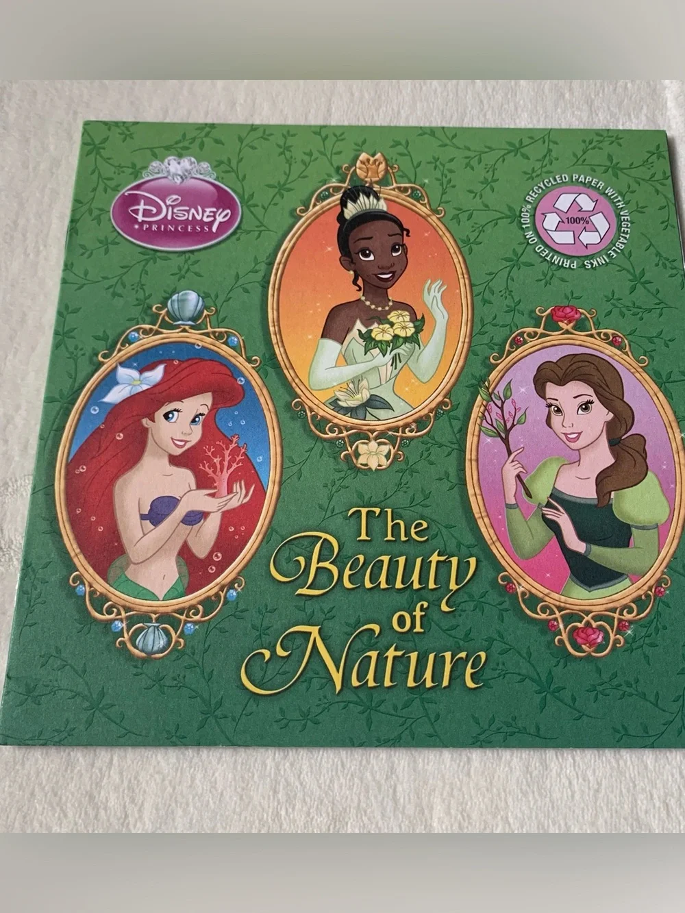 Disney Princess The Beauty of Nature Book with Ariel, Tiana & Belle
